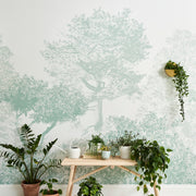 Green Trees Wallpaper Mural