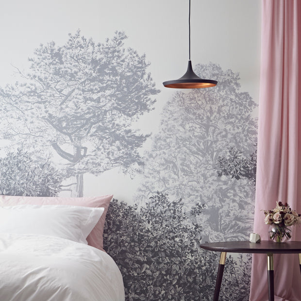 Grey Trees Wallpaper Mural