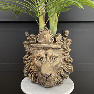 Large Lion Head Planter