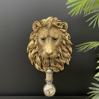 Lion Wall Light