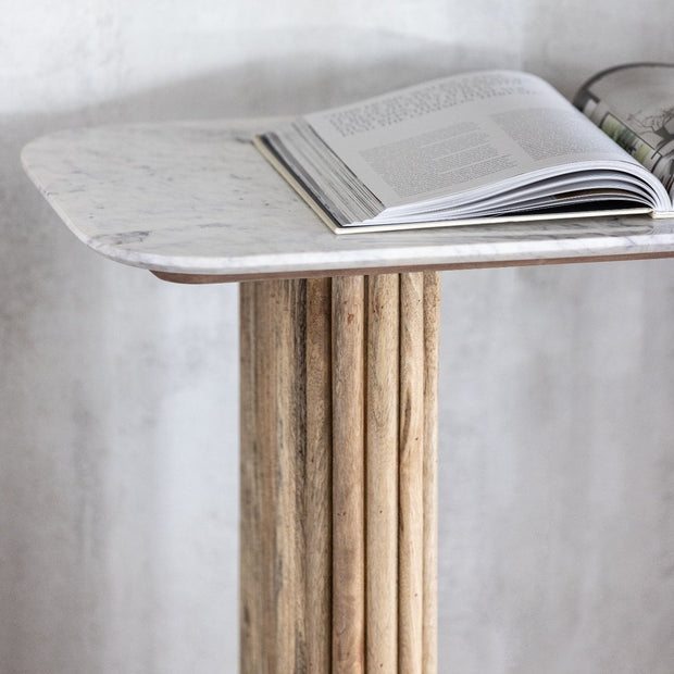Marble Topped Console Table