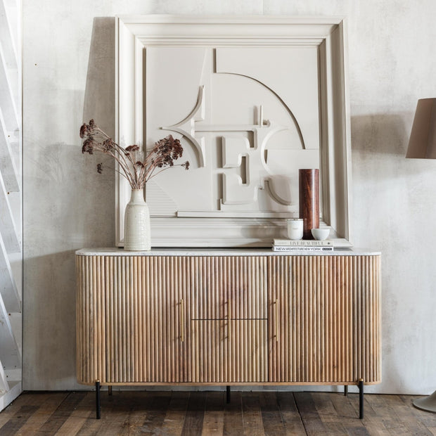 Marble Topped Sideboard