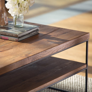 Oak Wood Coffee Table