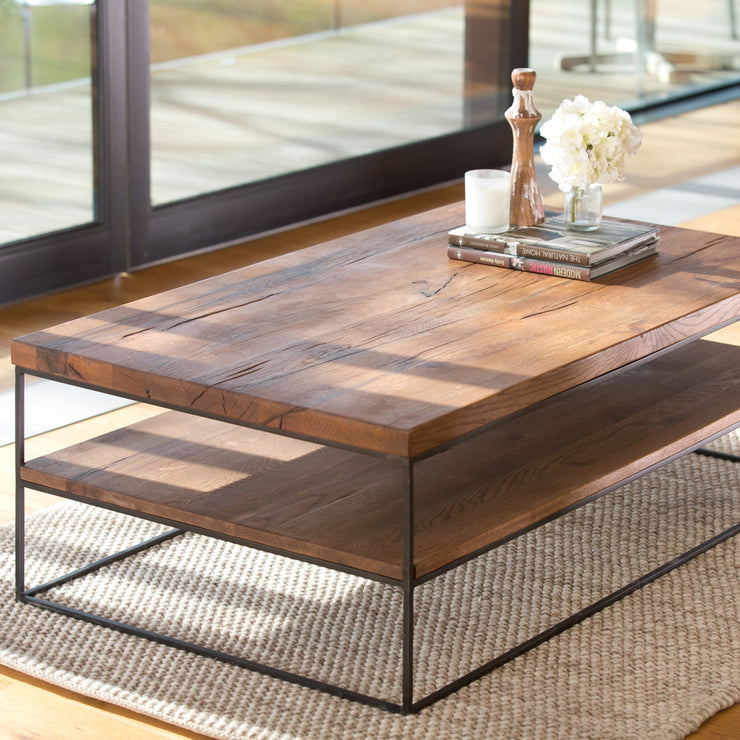 Oak Wood Coffee Table