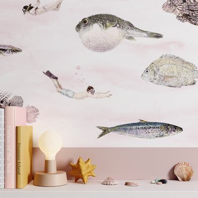 Pink Fish Wallpaper