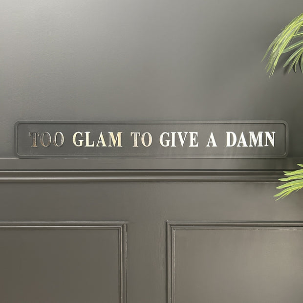 Silver Glam Sign