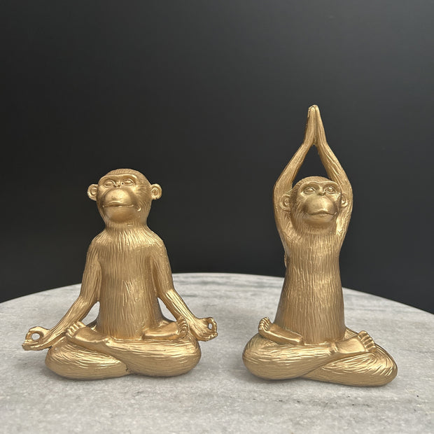 Special Purchase Yoga Monkeys (Set of 2)
