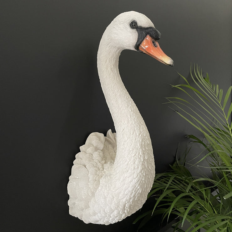 White swan wall decoration