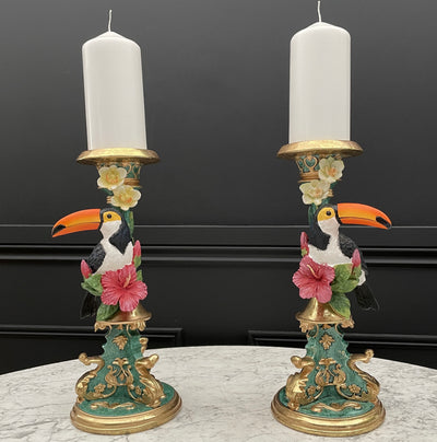 Toucan Candle Holders (Set of 2)