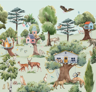 Treehouse Wallpaper Mural