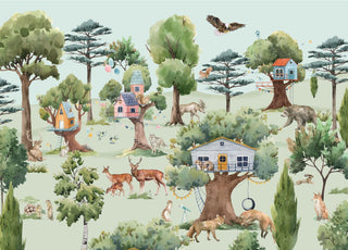 Treehouse Wallpaper Mural