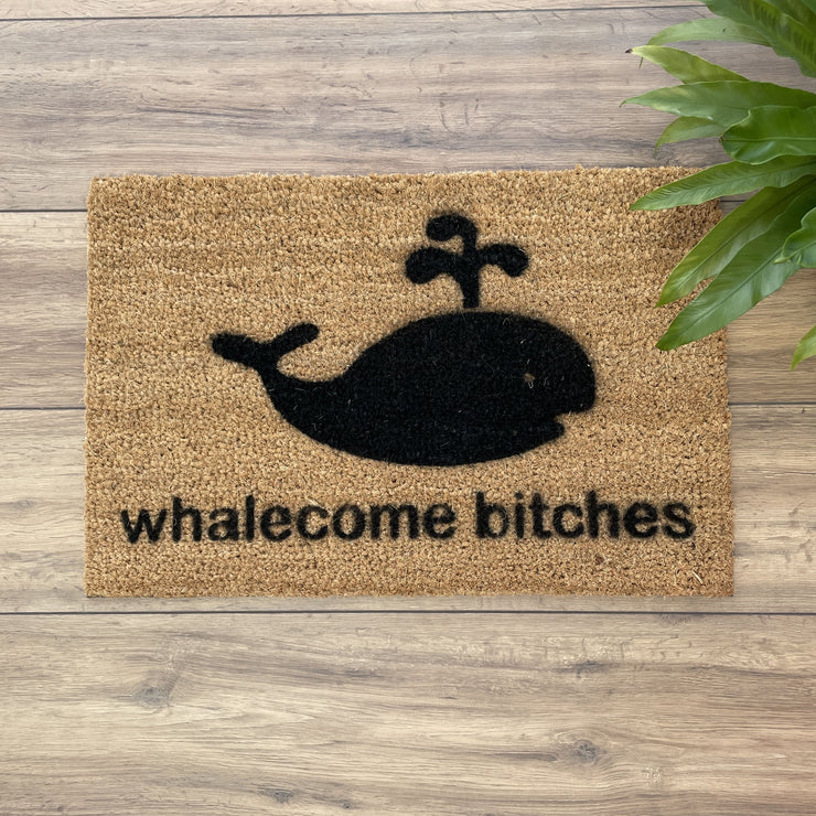 Whalecome bitches doormat