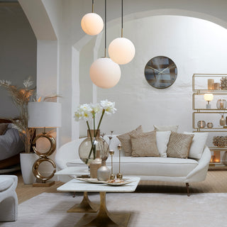 White Globe Pendant Light