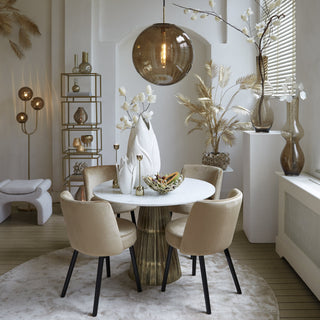 White Marble Dining Table